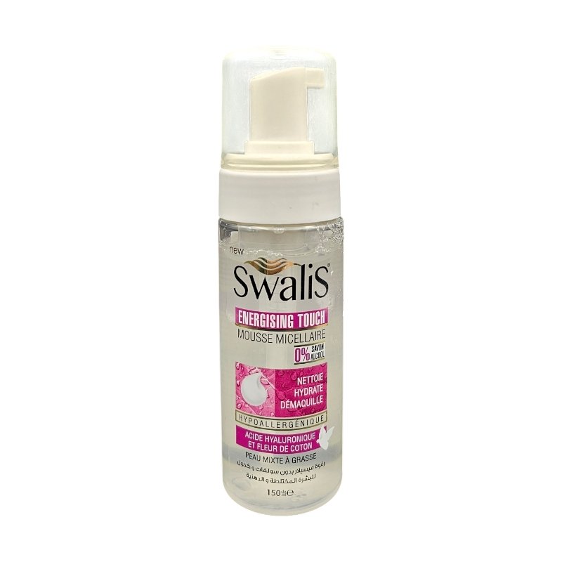 SWALIS MOUSSE MICELLAIRE COTON 150ML *ROSE*