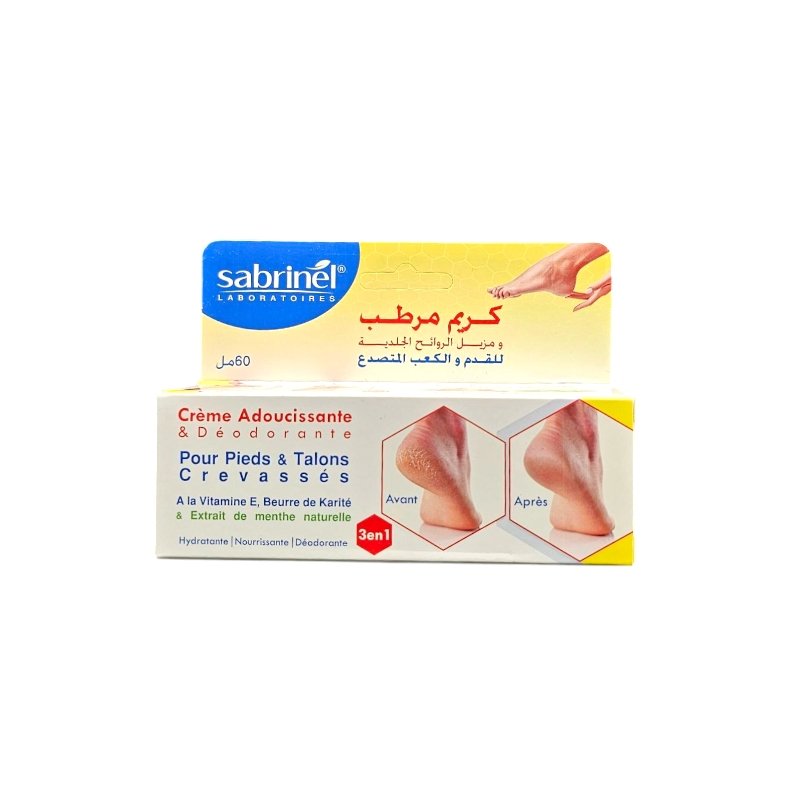 SABRINEL CREME PIEDS REPARATRICE ET DEO 60ML