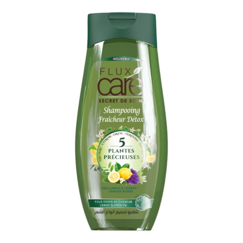 FLUX CARE SHP FRAICHEUR 5 PLANTES 265ML