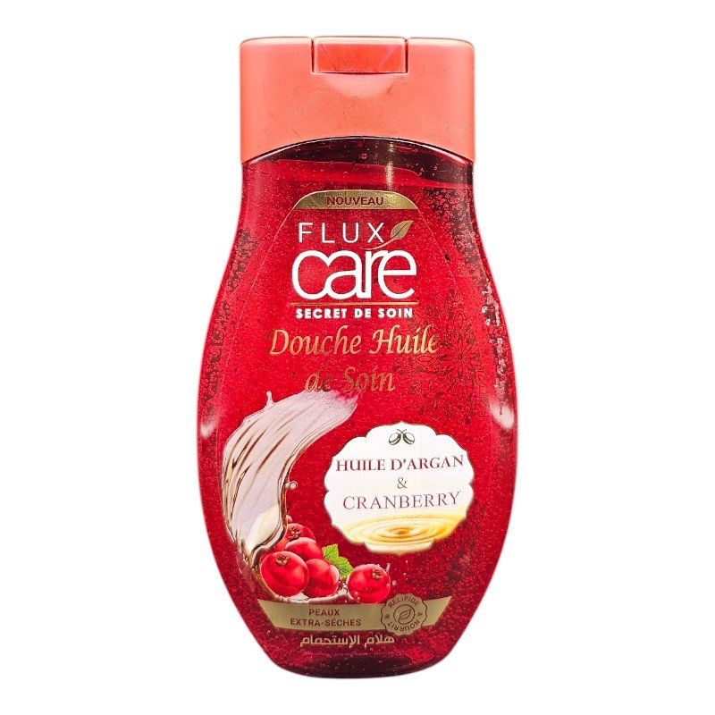 FLUX CARE GELD HUILE ARGAN & CRANBERRY 245ML