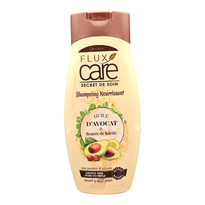 FLUX CARE SHP AVOCAT & BEURRE DE KARITE 265ML