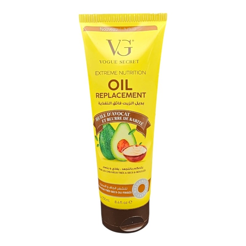 VG OIL REMPLACEMENT AVOCAT & BEURRE DE KARITE 250ML *TUBE*