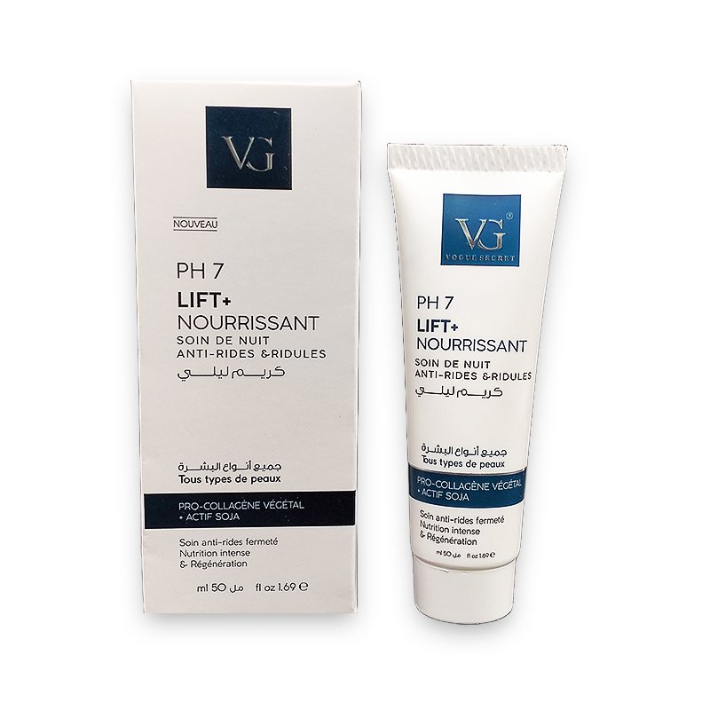 VG CREME NUIT NOURRISSANT PH7 LIFT+ 50ML *BLEU*