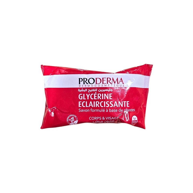 PRODERMA SAVON GLYCERINE ECLAIRCISSANTE 100G