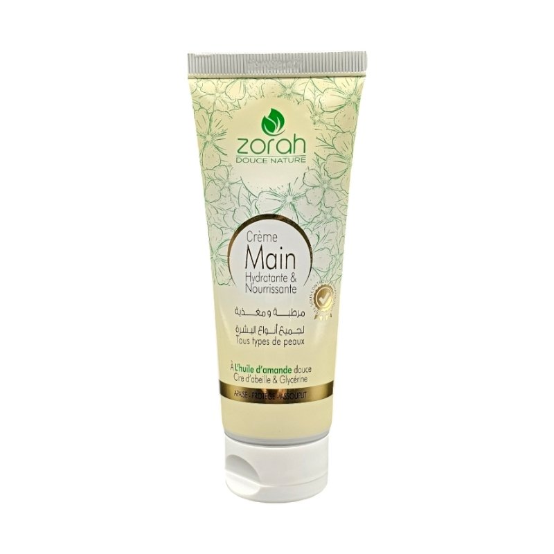 ZORAH CREME MAIN HUILE AMANDE 65ML