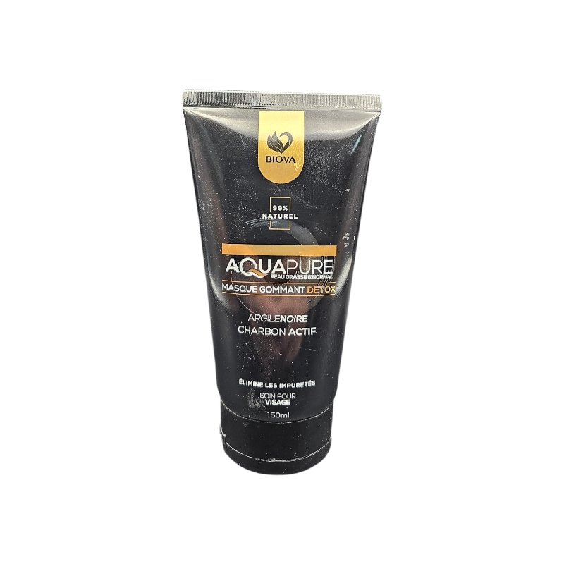 BIOVA MASQUE GOMMANT ARGILE NOIR TUBE 150ML