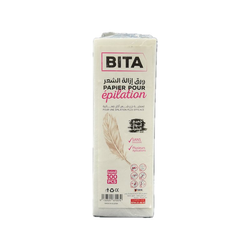 BITA BANDELETTE PAPIER EPILATION 100U