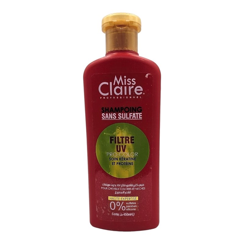 MISS CLAIRE SHP SS UV PRO COLOR 450ML *ROUGE*