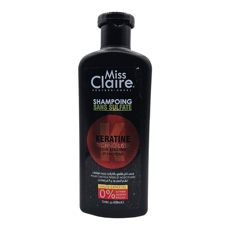 MISS CLAIRE SHP SS KERATIN 450ML *NOIR*