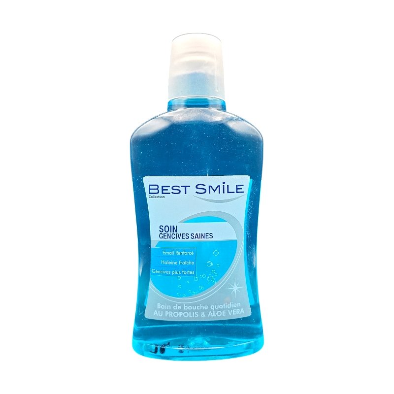 BEST SMILE BAIN BOUCHE SOIN GENCIVES SAINES 500ML *BLEU*