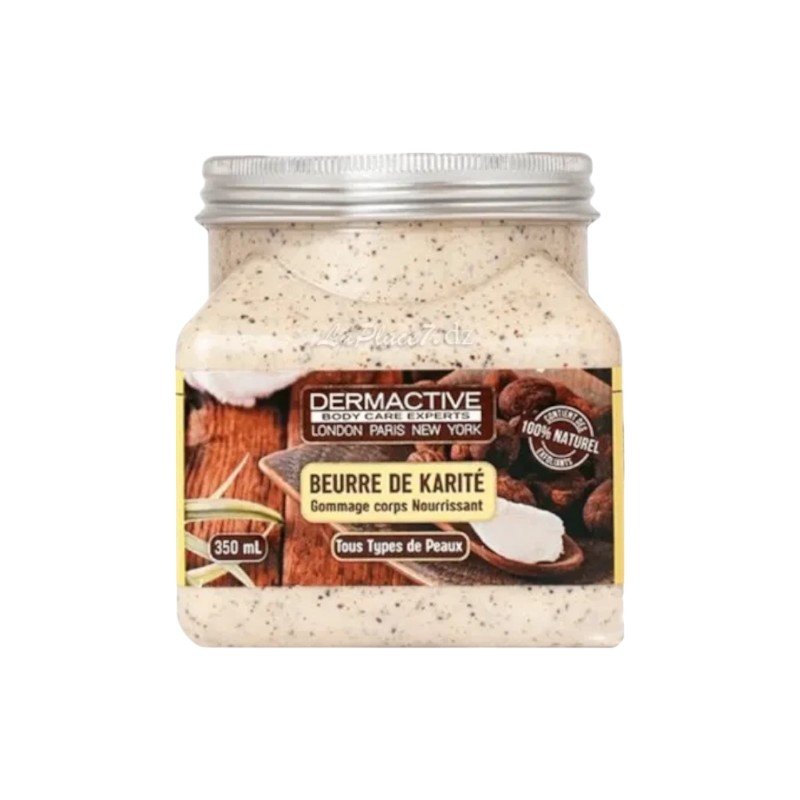 DERMACTIVE GOMMAGE CORPS BEURRE DE KARITE 350ML *MARRON*