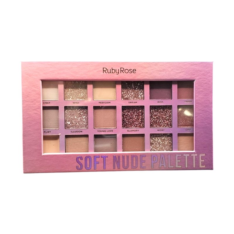 RUBY ROSE PALETTE SOFT NUDE 1045