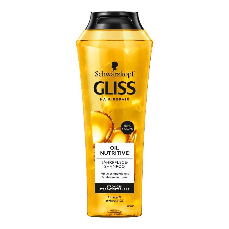 SCHWARZKOPF GLISS SHP OIL NUTRITIVE 250ML