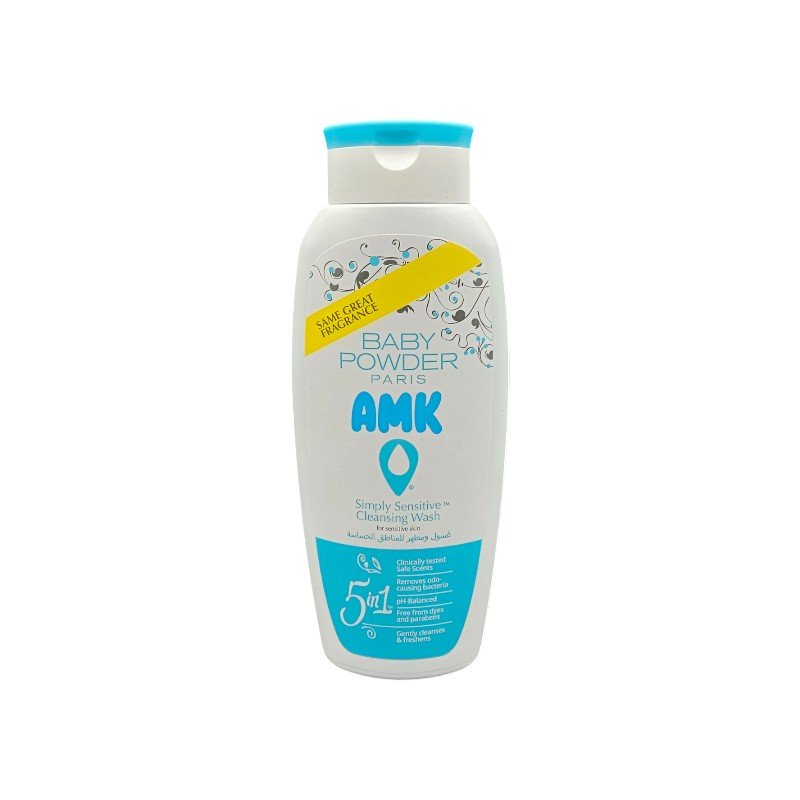 BABY POWDER AMK GEL INTIME 250ML *VERT*