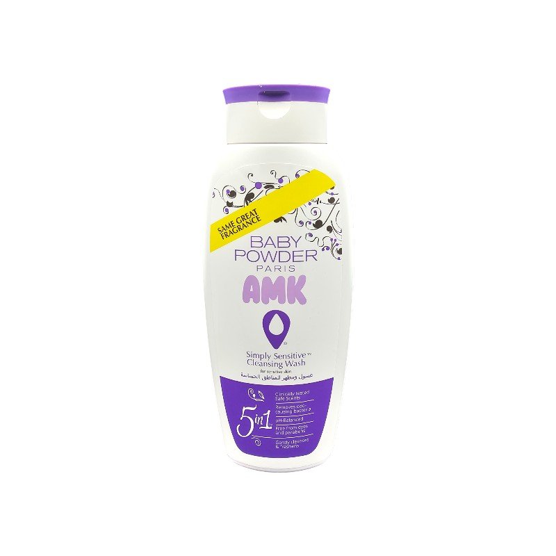 BABY POWDER AMK GEL INTIME 250ML *MAUVE*