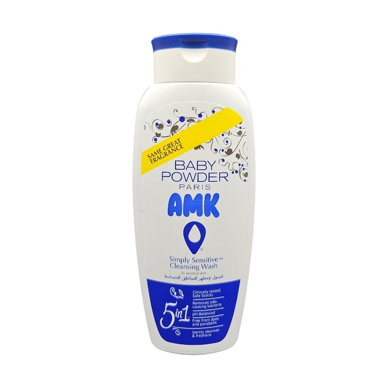BABY POWDER AMK GEL INTIME 250ML *BLEU*