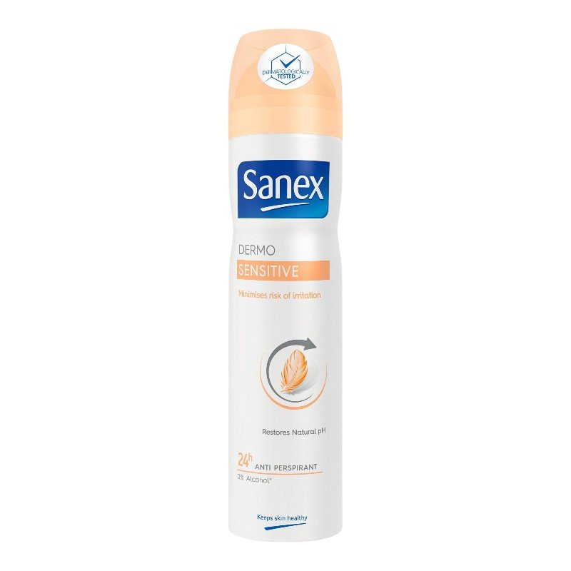 SANEX DEO DERMO SENSITIVE 250ML *BEIGE*