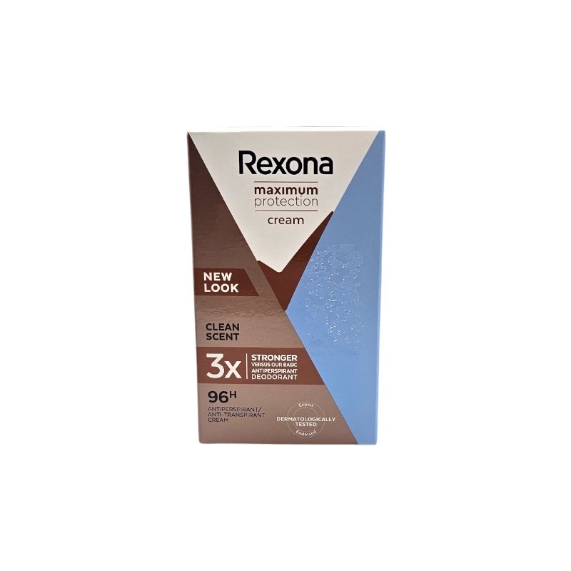 REXONA STICK BOITE F CLEAN SCENT 45ML *BLEU*