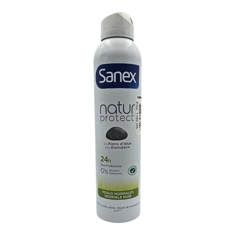 SANEX DEO NATUR PROTECT PIERRE D'ALUN 250ML *BLANC*