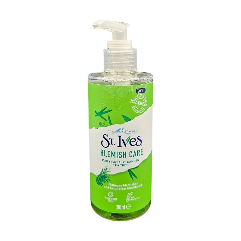 ST IVES GEL NETTOYANT BLEMISH CARE VERT 200ML