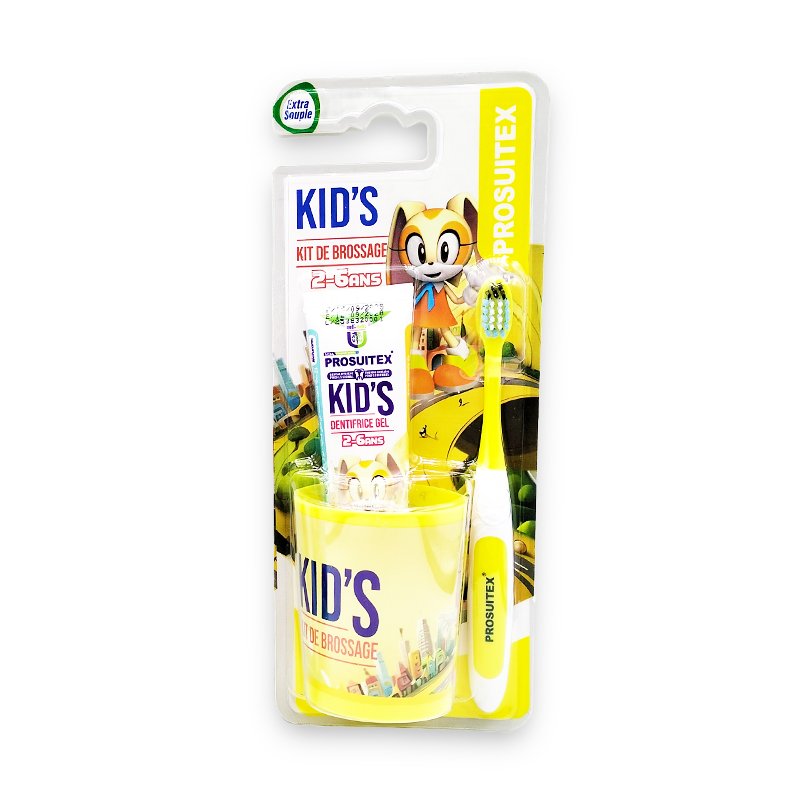 PROSUITEX KIT DE BROSSAGE KIDS 2-6 ANS