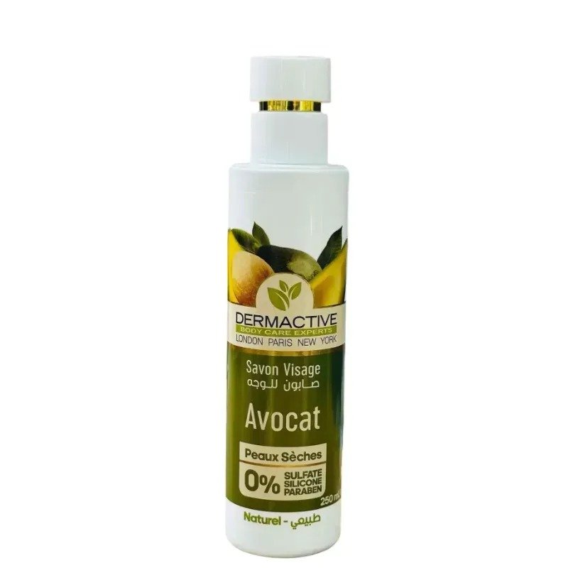 DERMACTIVE SAVON VISAGE SS AVOCAT 250ML