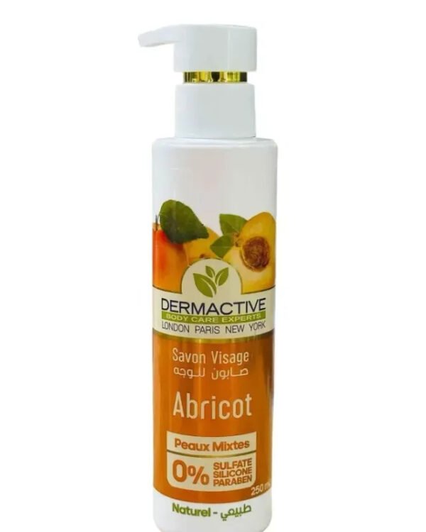 DERMACTIVE SAVON VISAGE SS ABRICOT 250ML
