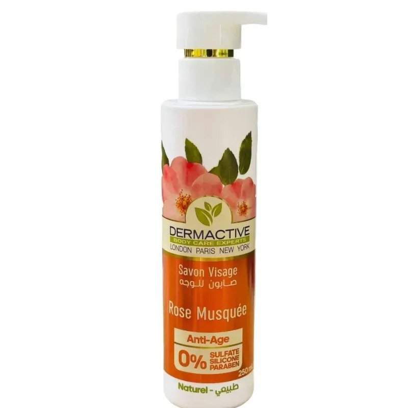 DERMACTIVE SAVON VISAGE SS ROSE MUSQUEE 250ML