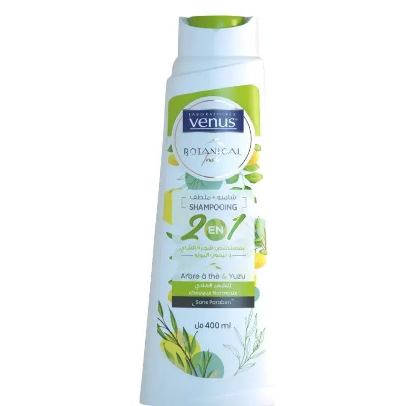 VENUS SHP BOTANICAL 2EN1 THE & YUZU 400ML *VERT*
