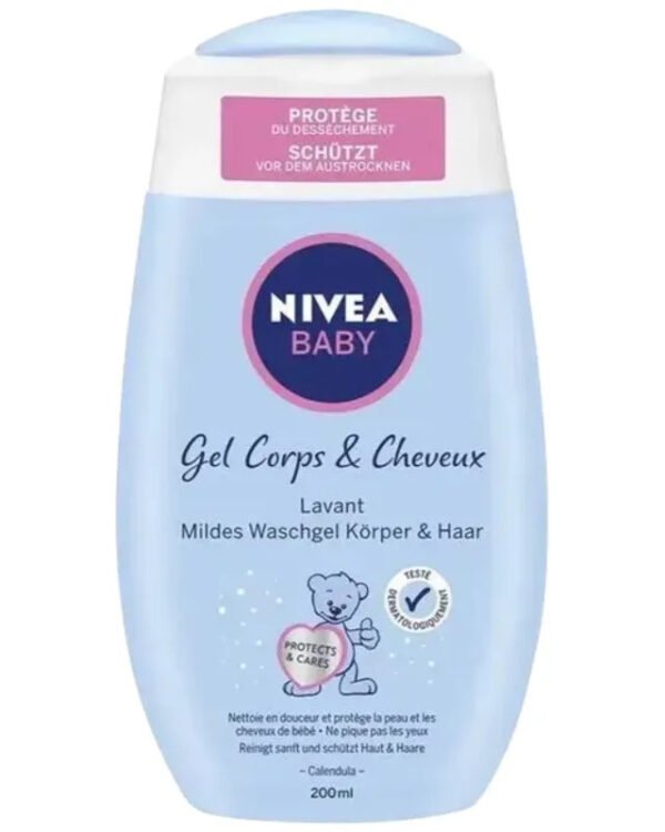 NIVEA BB GEL LAVANT CORP CHEVEUX 200ML