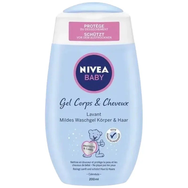 NIVEA BB GEL LAVANT CORP CHEVEUX 200ML