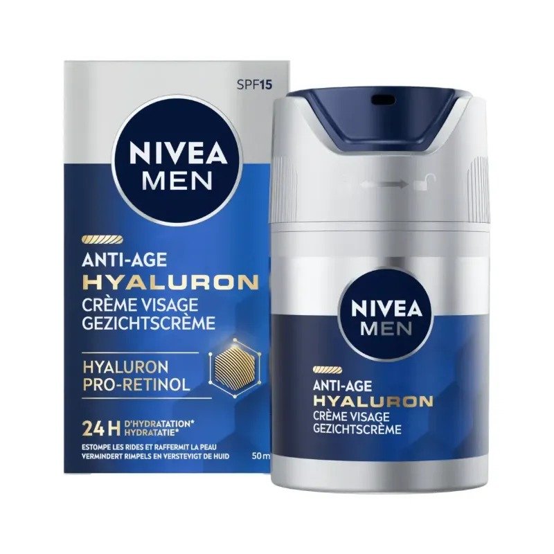 NIVEA MEN CREME VISAGE ANTI AGE HYALURON 50ML