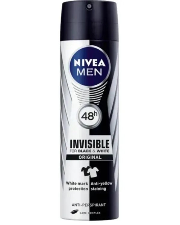NIVEA MEN DEO B&W INVISIBLE ORIGINAL 150ML