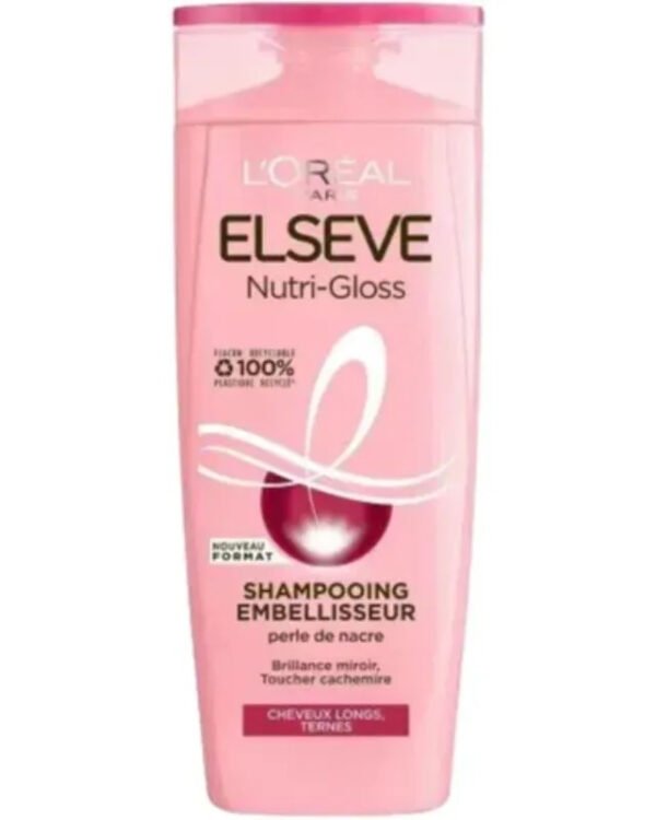 LOREAL ELSEVE SHP NUTRI GLOSS 350ML *ROSE*