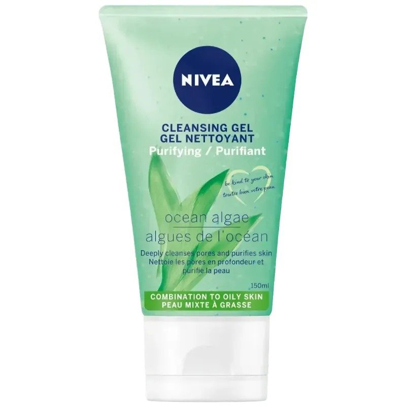 NIVEA FACE WASH PEAU MIXTE TUBE 150ML *VERT*