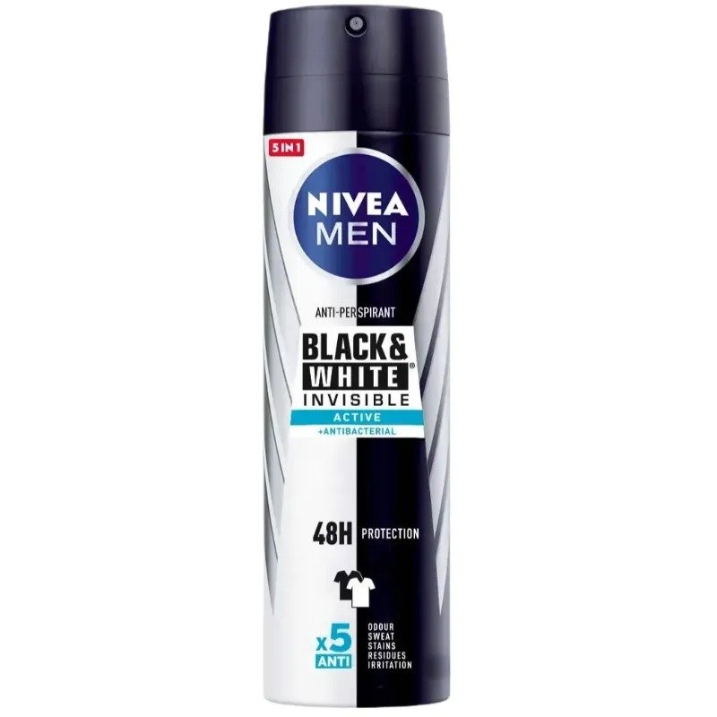 NIVEA MEN DEO B&W BLUE ACTIVE 200ML