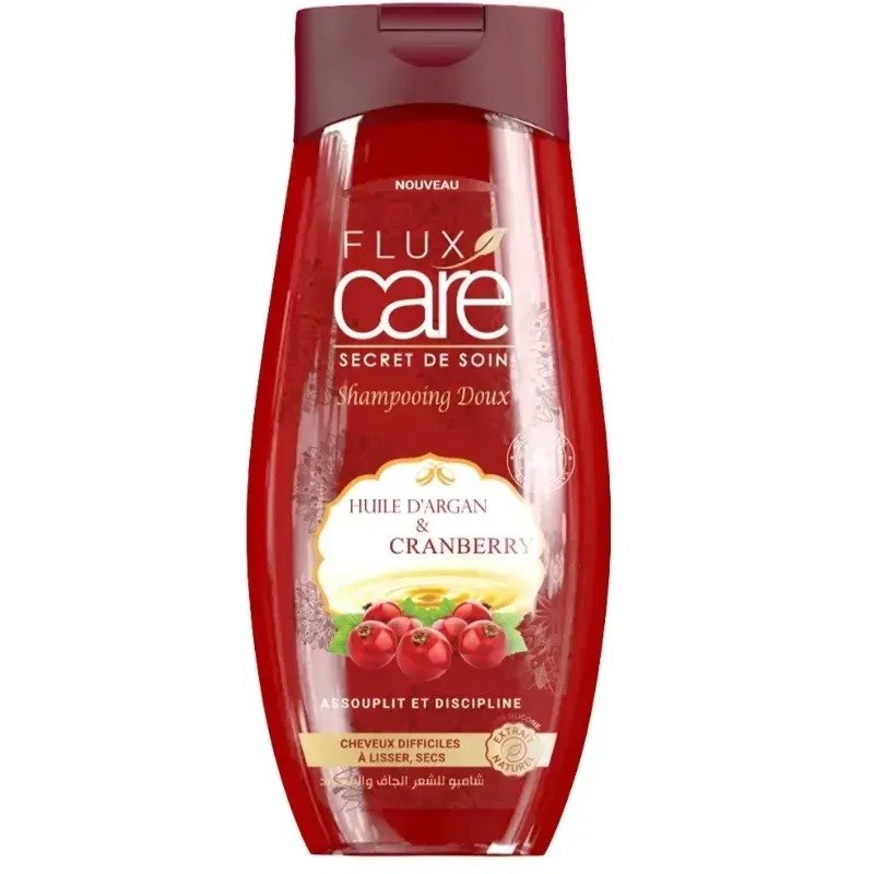 FLUX CARE SHP DOUX ARGAN CRANBERRY 265ML