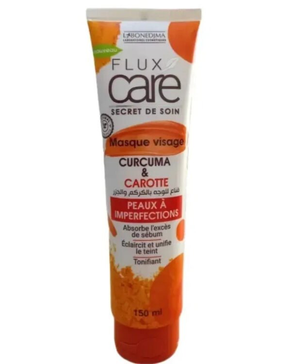 FLUX CARE MASQUE VISAGE CARCUMA & CAROTTE 150ML