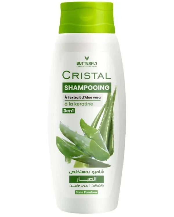 CRISTAL SHP 3EN1 ALOE VERA 400ML *VERT*
