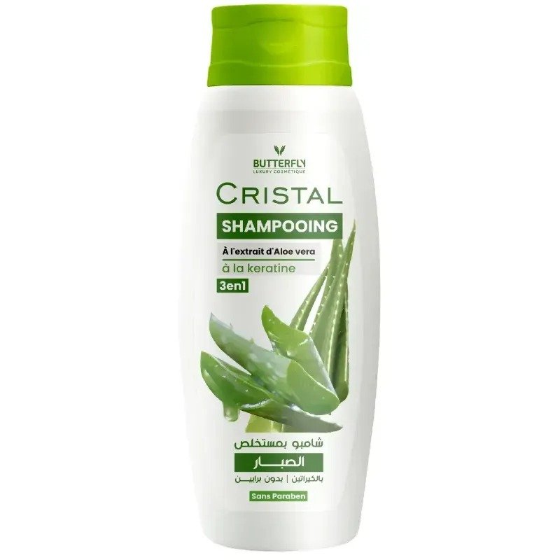 CRISTAL SHP 3EN1 ALOE VERA 400ML *VERT*