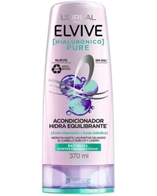 LOREAL ELVIVE ASHP HIALURONICO PURE 370ML
