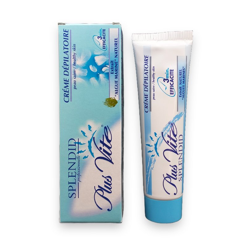 SPLENDID PLUS VITE CREME DEPILATOIRE ALGUE MARINE 100ML *BLEU*