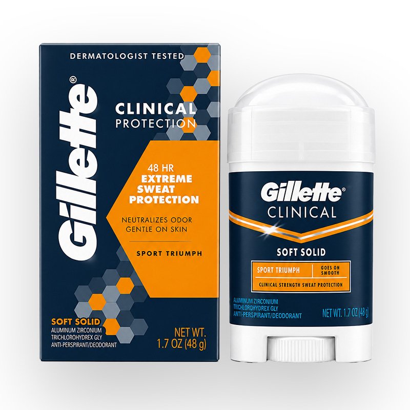 GILLETTE STICK SV CLINICAL PROTECTION 48G