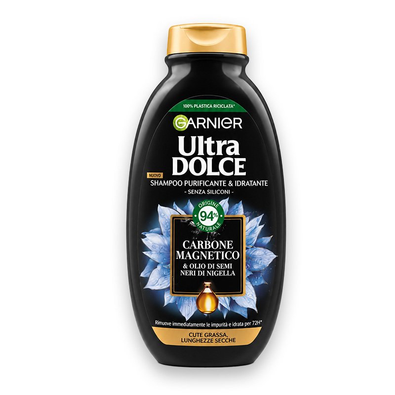 GARNIER ULTRA DOLCE SHP CARBONE MAGNETICO 250ML