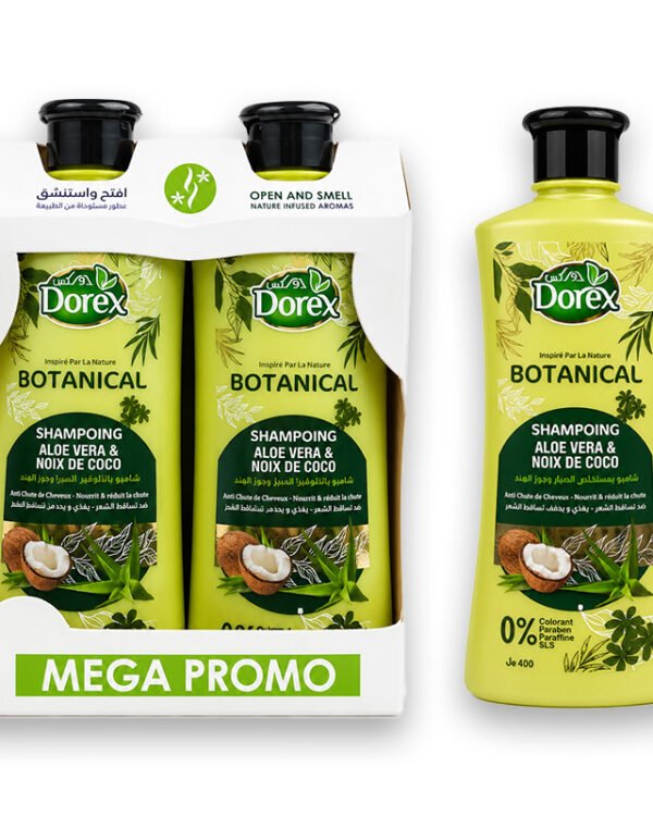 DOREX PACK SHP BOTANICAL 2X400ML