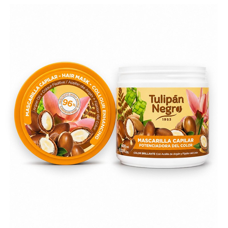 TULIPAN NEGRO MASQUE CHEV POTENCIADORA DEL COLOR 400ML *MARRON*