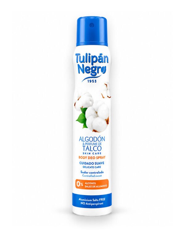 TULIPAN NEGRO DEO ALGODON & TALCO 200ML