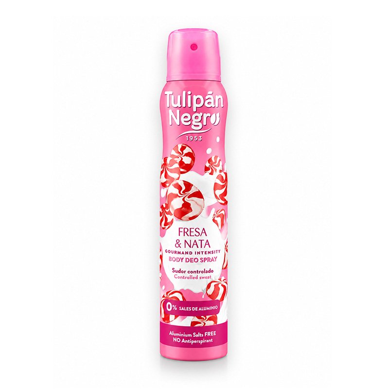 TULIPAN NEGRO DEO FRESA & NATA 200ML