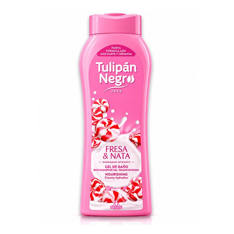 TULIPAN NEGRO GELD FRESA & NATA 650ML