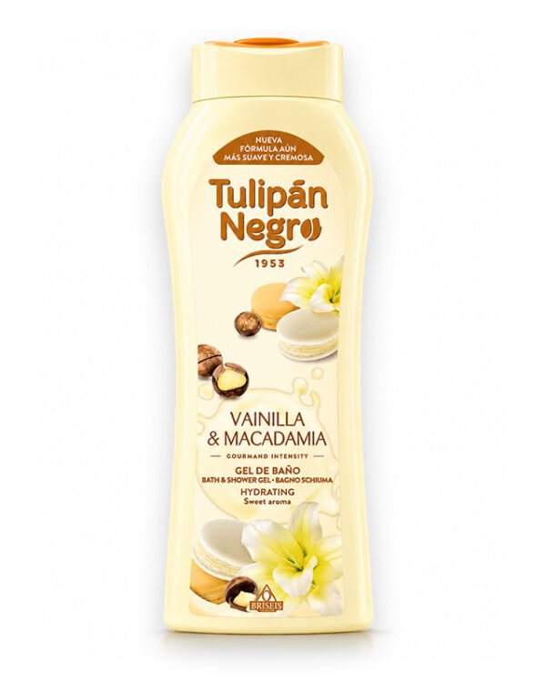 TULIPAN NEGRO GELD VAINILLA & MACADAMIA 650ML